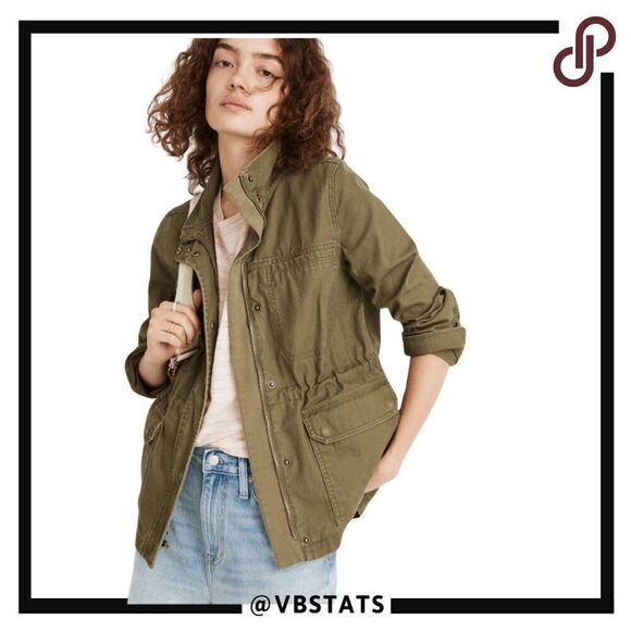 Madewell Dispatch Jacket in Size Small Color Army Green - Picture 1 of 9